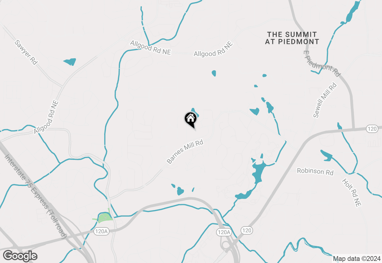 Map of 1074 Crest Mill Drive, Marietta, GA 30008