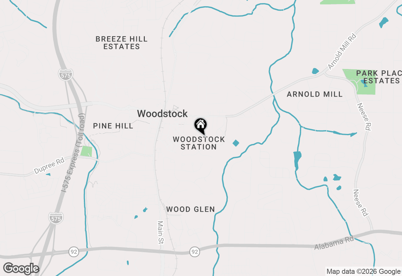 Map of 109 Ivey Way, Woodstock, GA 30188