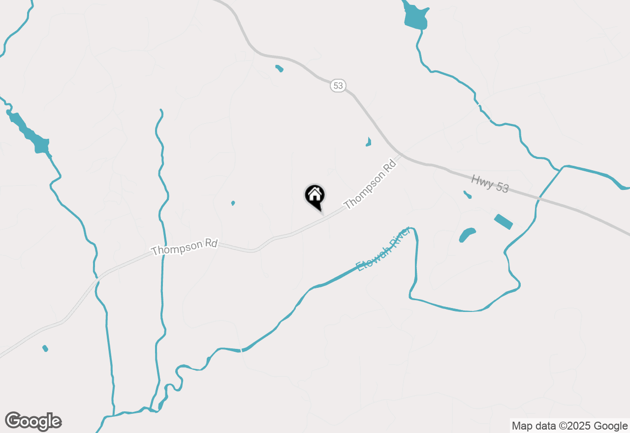 Map of 1889 Thompson Road, Dawsonville, GA 30534