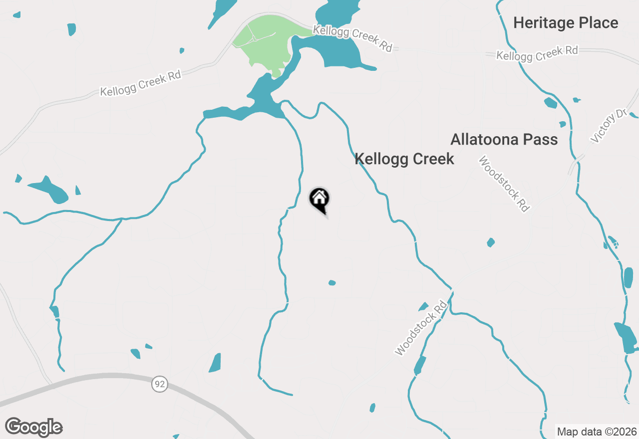 Map of 2317 Westland Way, Acworth, GA 30102