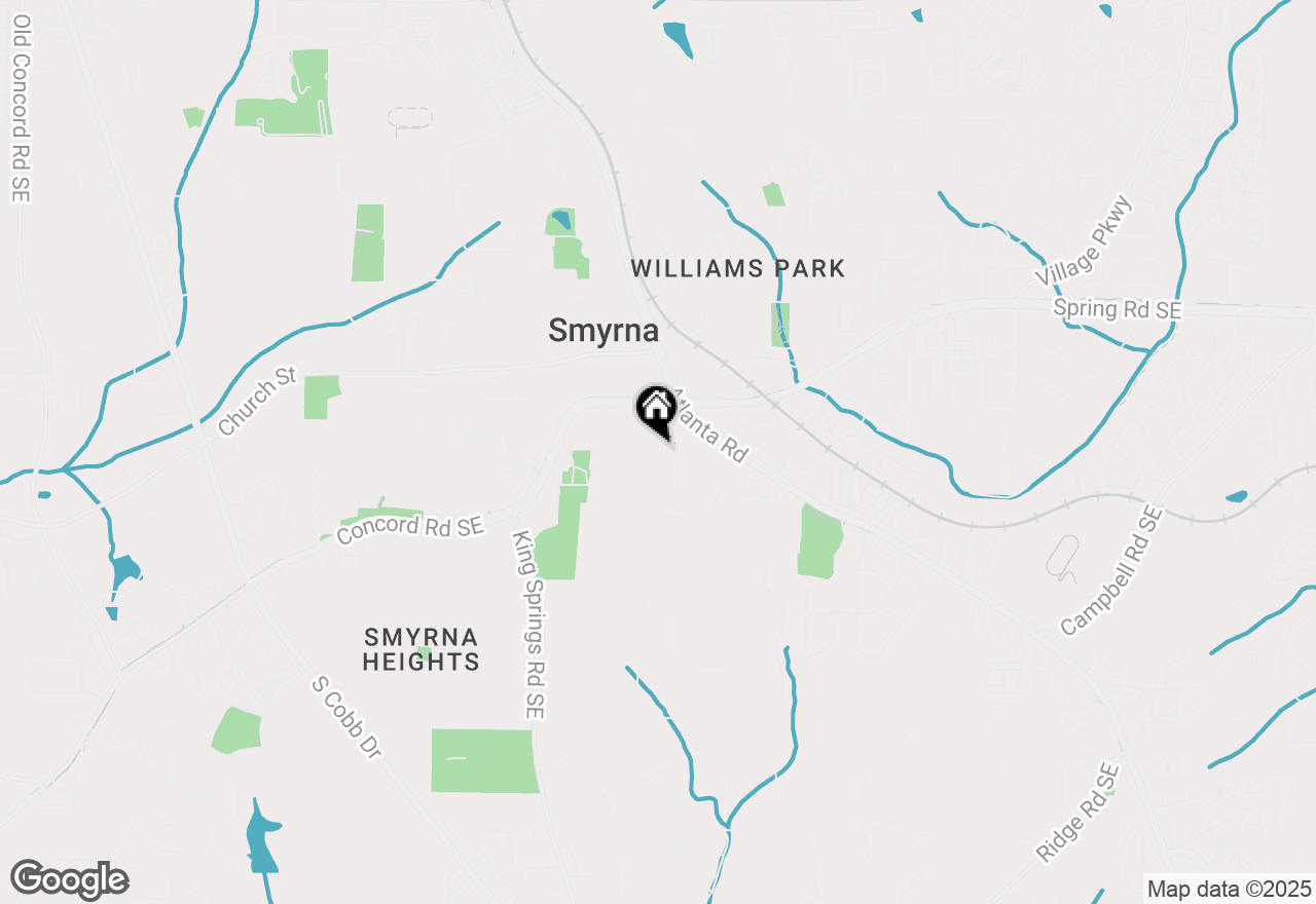 Map of 1370 Quarles Avenue Se, Smyrna, GA 30080