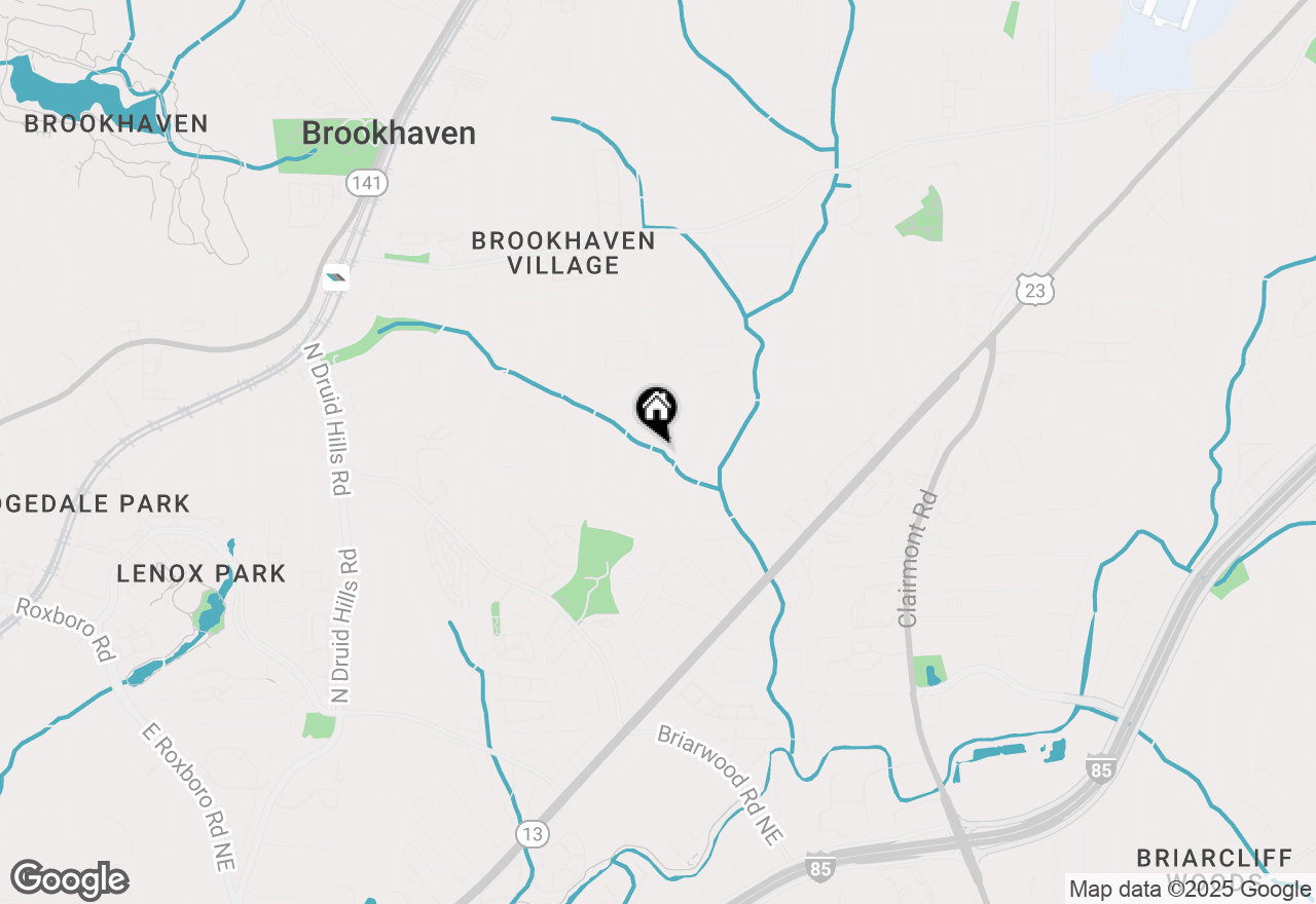 Map of 2355 Ewing Drive Ne, Brookhaven, GA 30319