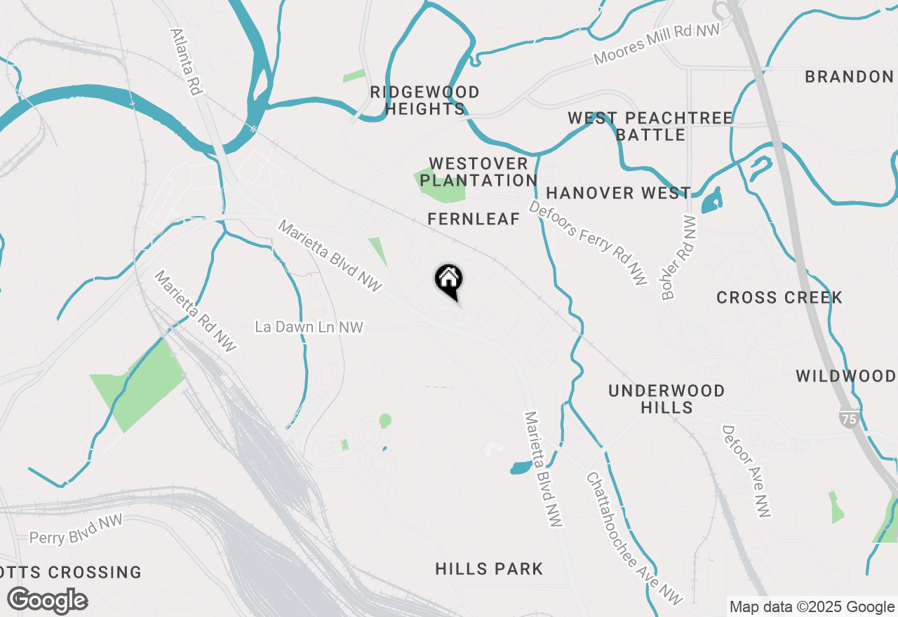 Map of 2127 Holtz Lane, Atlanta, GA 30318