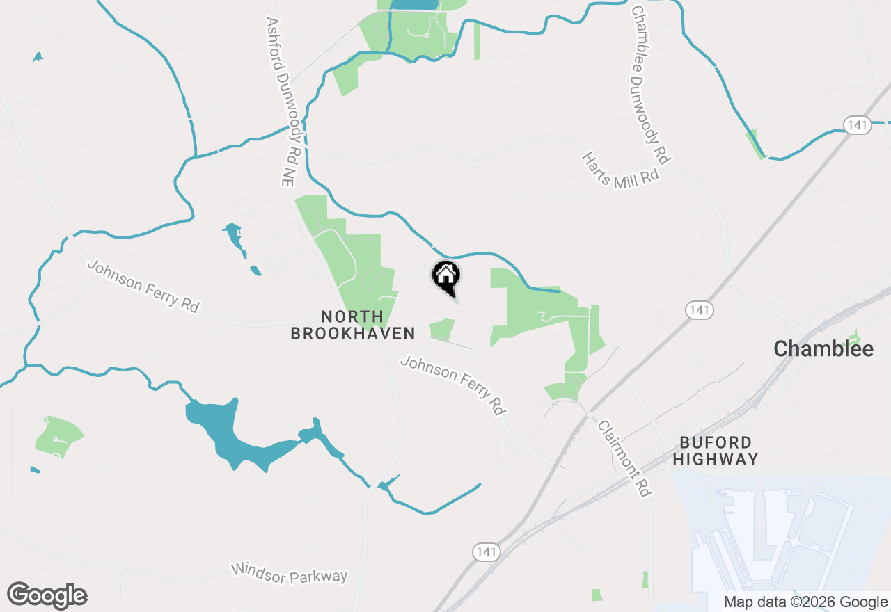 Map of 3723 Inglewood Way, Brookhaven, GA 30319