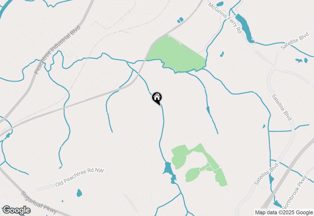 Map of 1364 Bywood Court, Suwanee, GA 30024