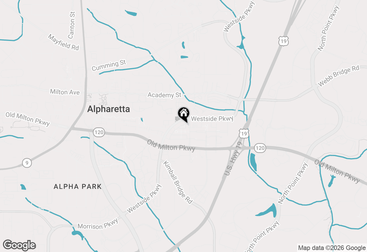 Map of 101 Grand Crescent, Alpharetta, GA 30009