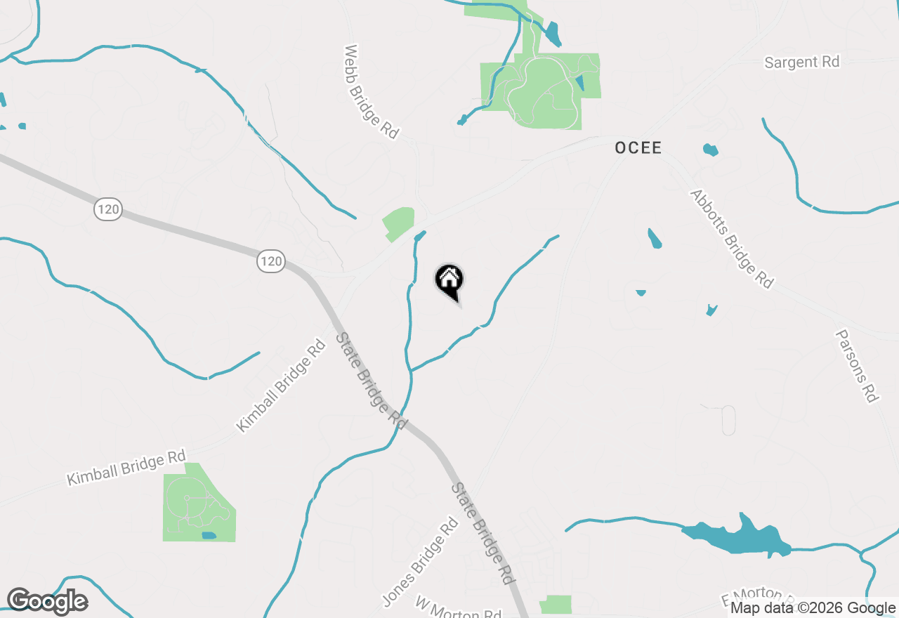 Map of 11160 Brookhollow Trail, Johns Creek, GA 30022