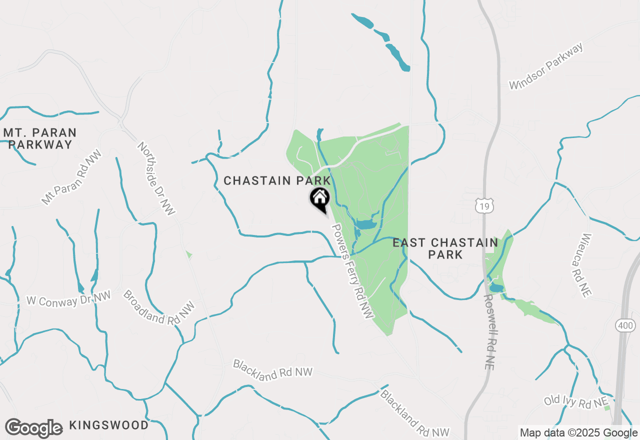 Map of 235 Hillside Drive Nw, Atlanta, GA 30342