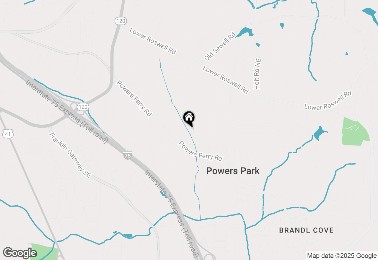 Map of 2189 Wood Glen Lane Se, Marietta, GA 30067