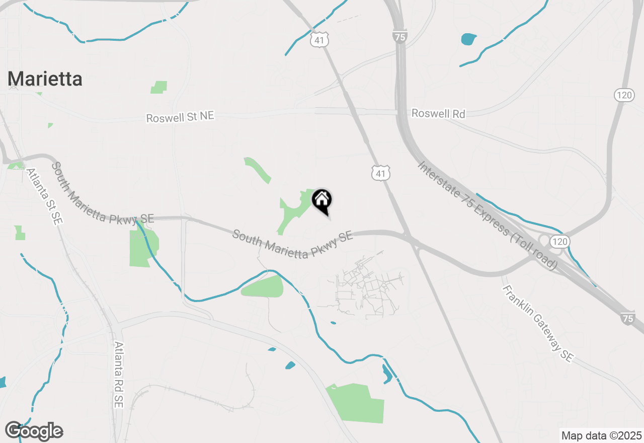 Map of 1024 Rose Drive, Marietta, GA 30060