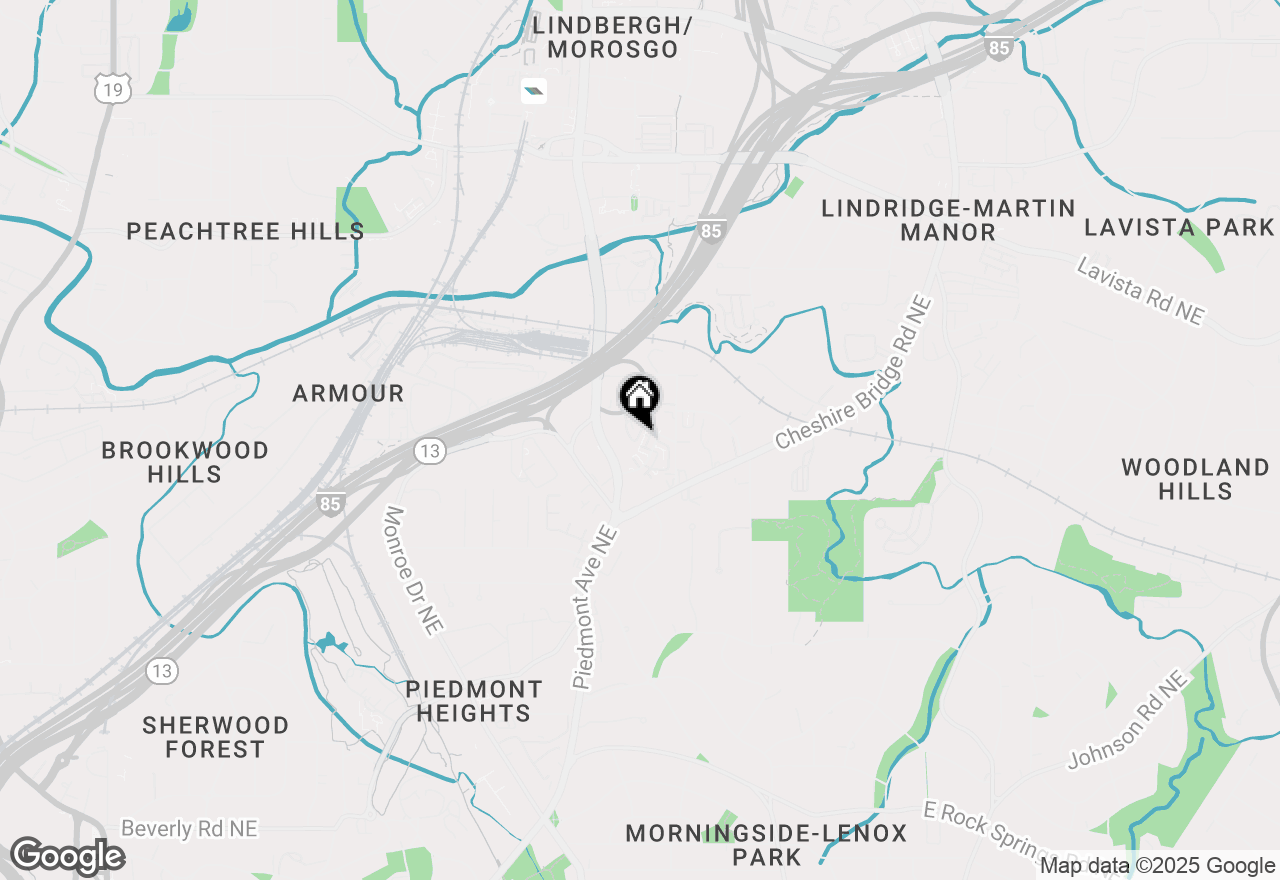 Map of 508 Bismark Road Ne, Atlanta, GA 30324