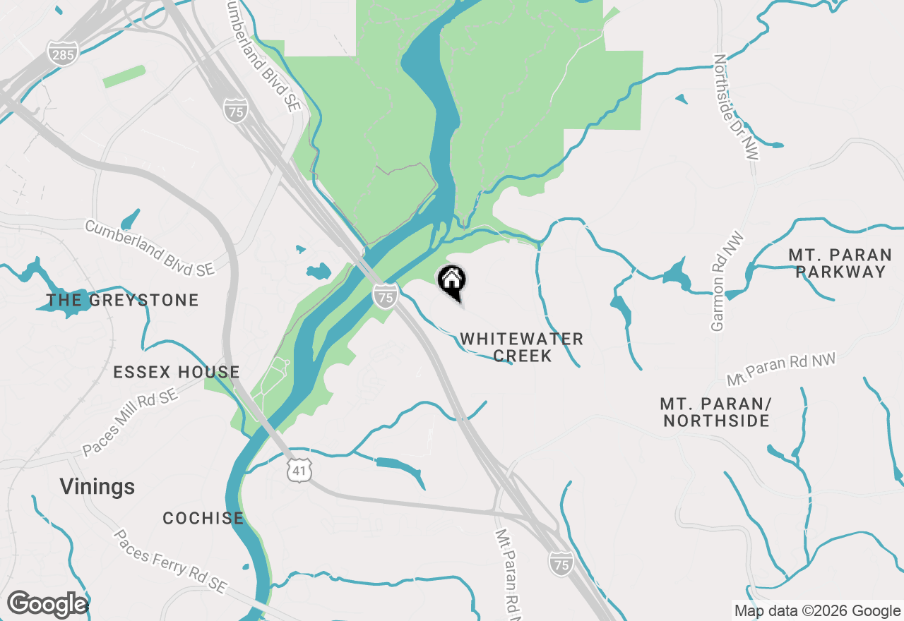 Map of 4510 Sentinel Post Road Nw, Atlanta, GA 30327
