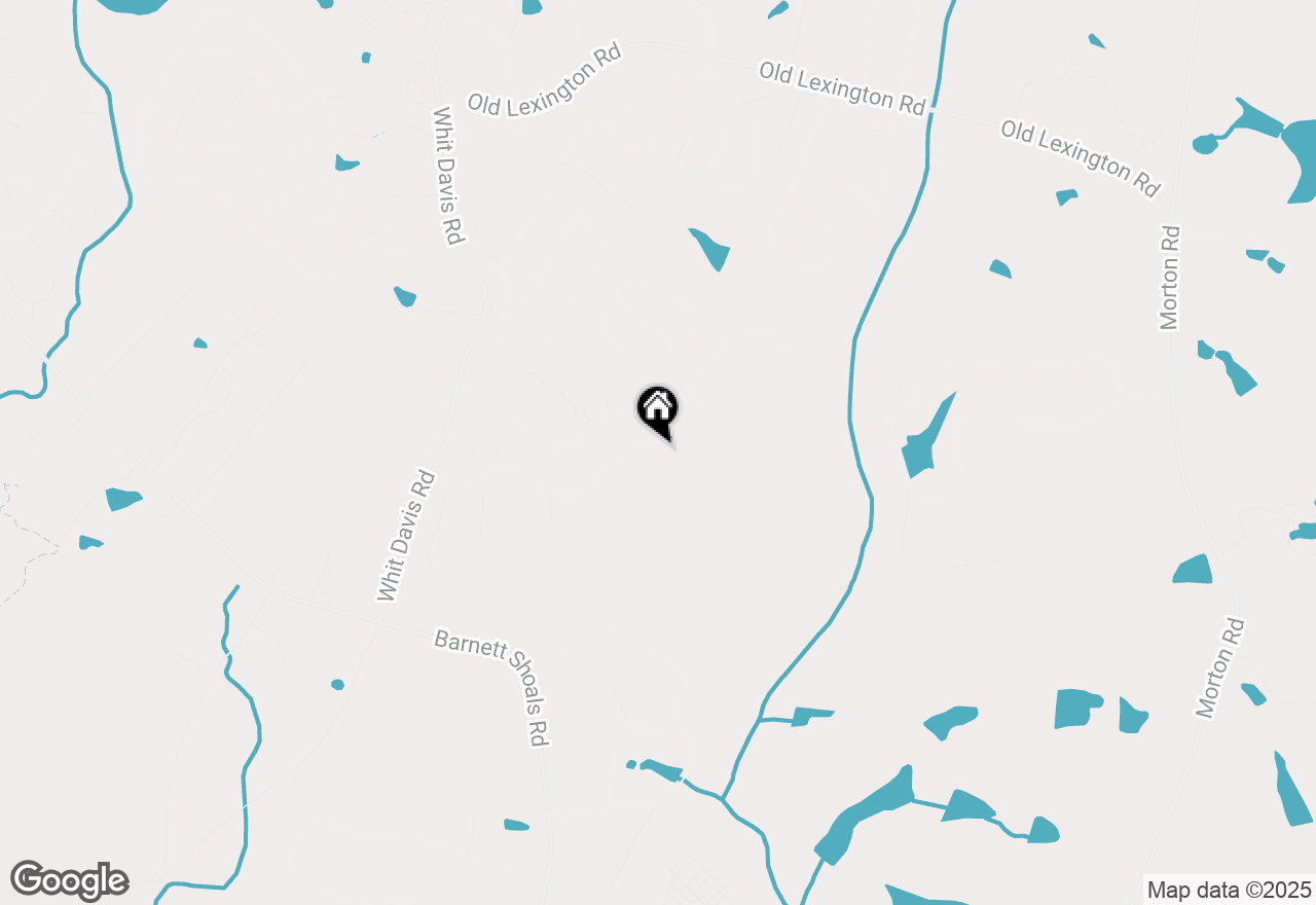 Map of 180 Falling Shoals Drive, Athens, GA 30605