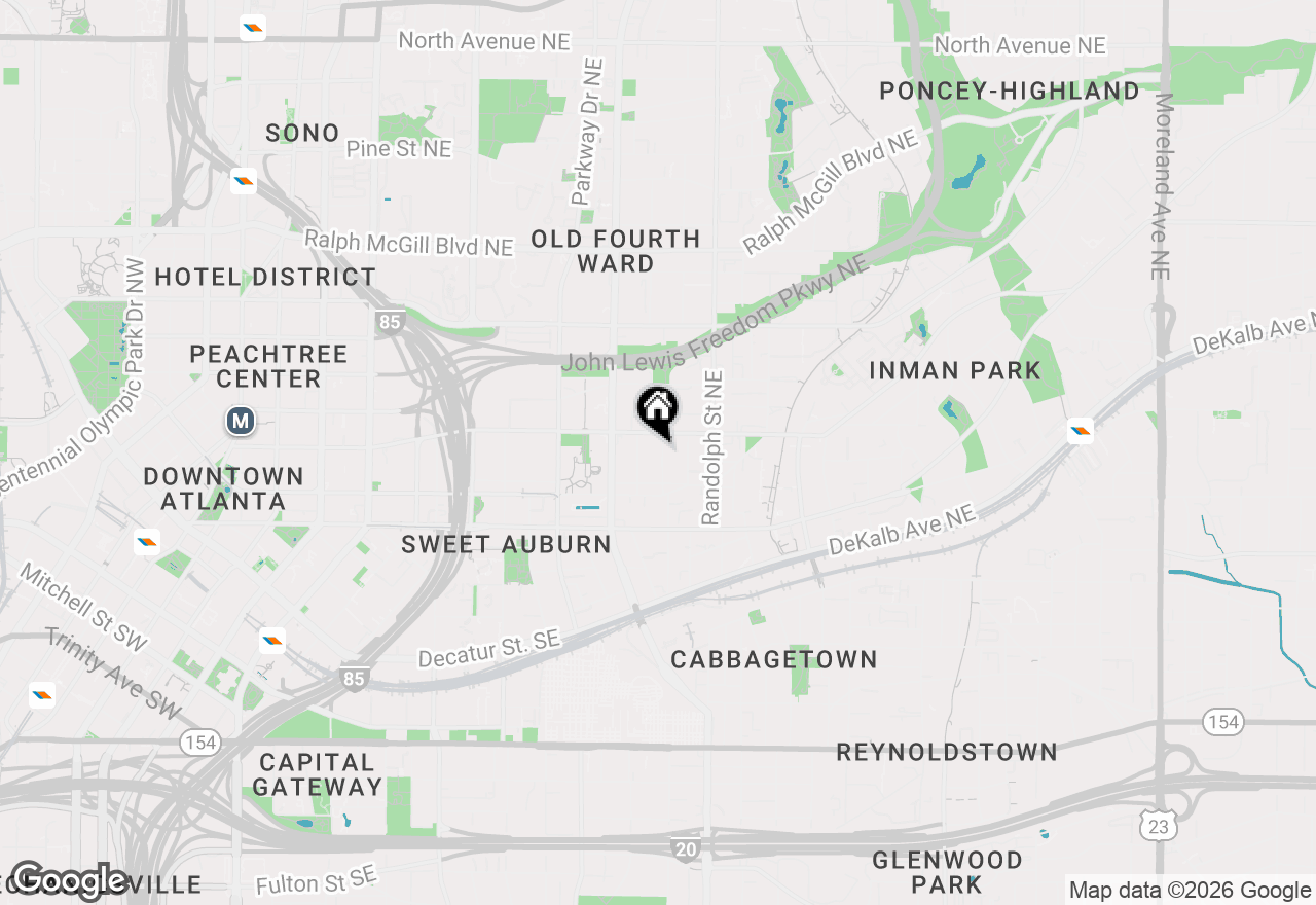 Map of 94 Howell Street Ne, Atlanta, GA 30312