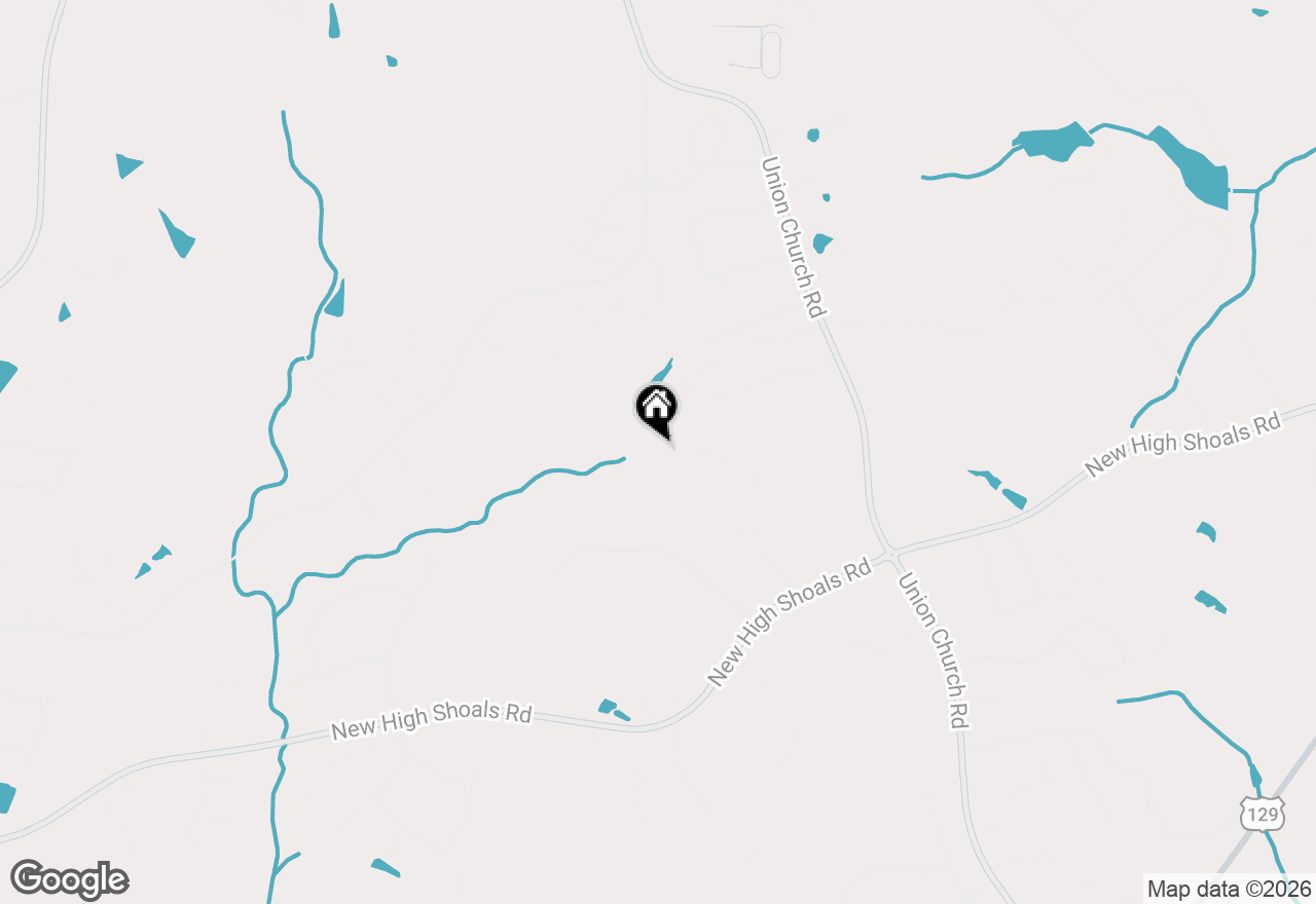 Map of 1970 Stoney Brook Lane, Watkinsville, GA 30677