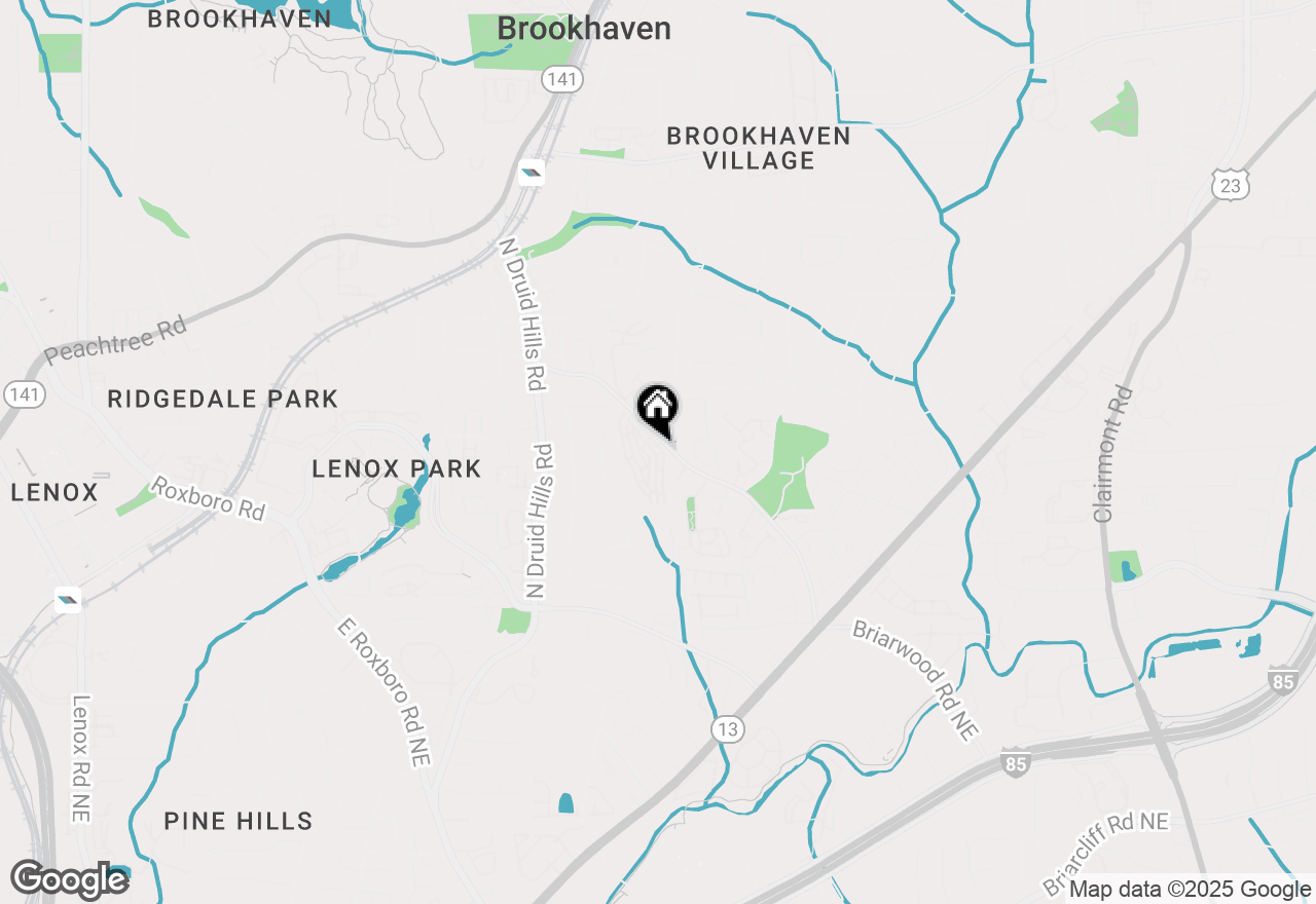 Map of 2305 Limehurst Drive Ne, Atlanta, GA 30319