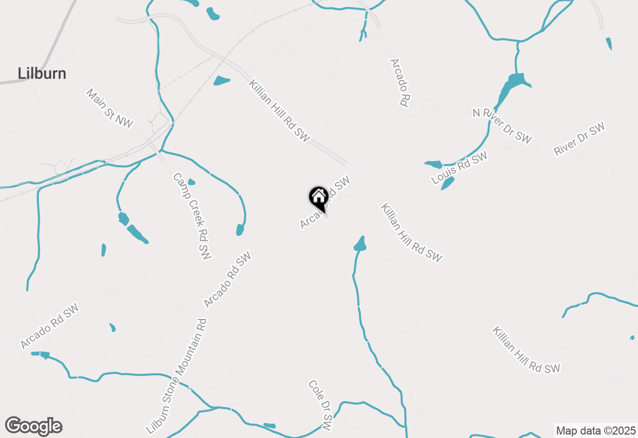 Map of 4538 Arcado Road Sw, Lilburn, GA 30047