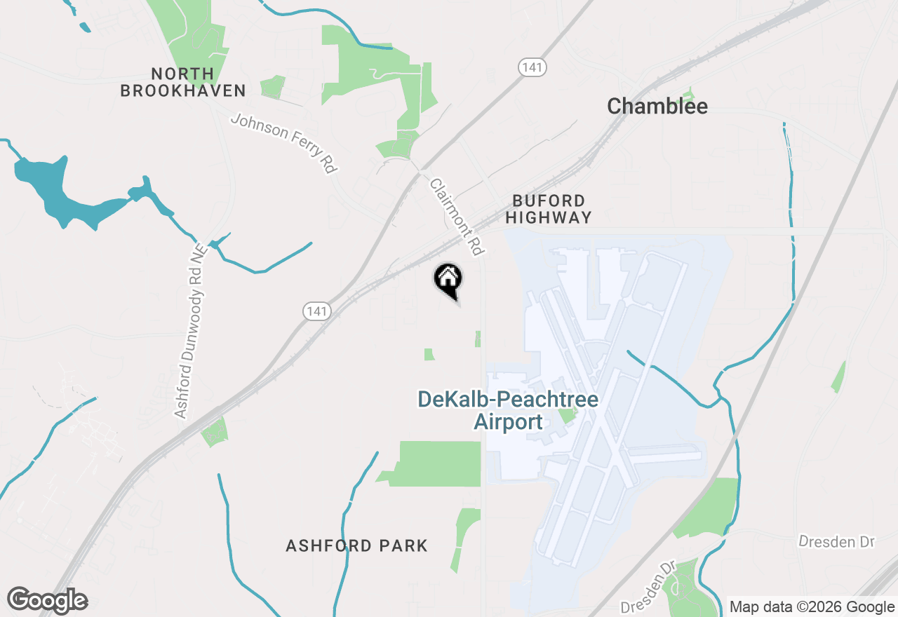 Map of 1888 Ham Drive, Chamblee, GA 30341