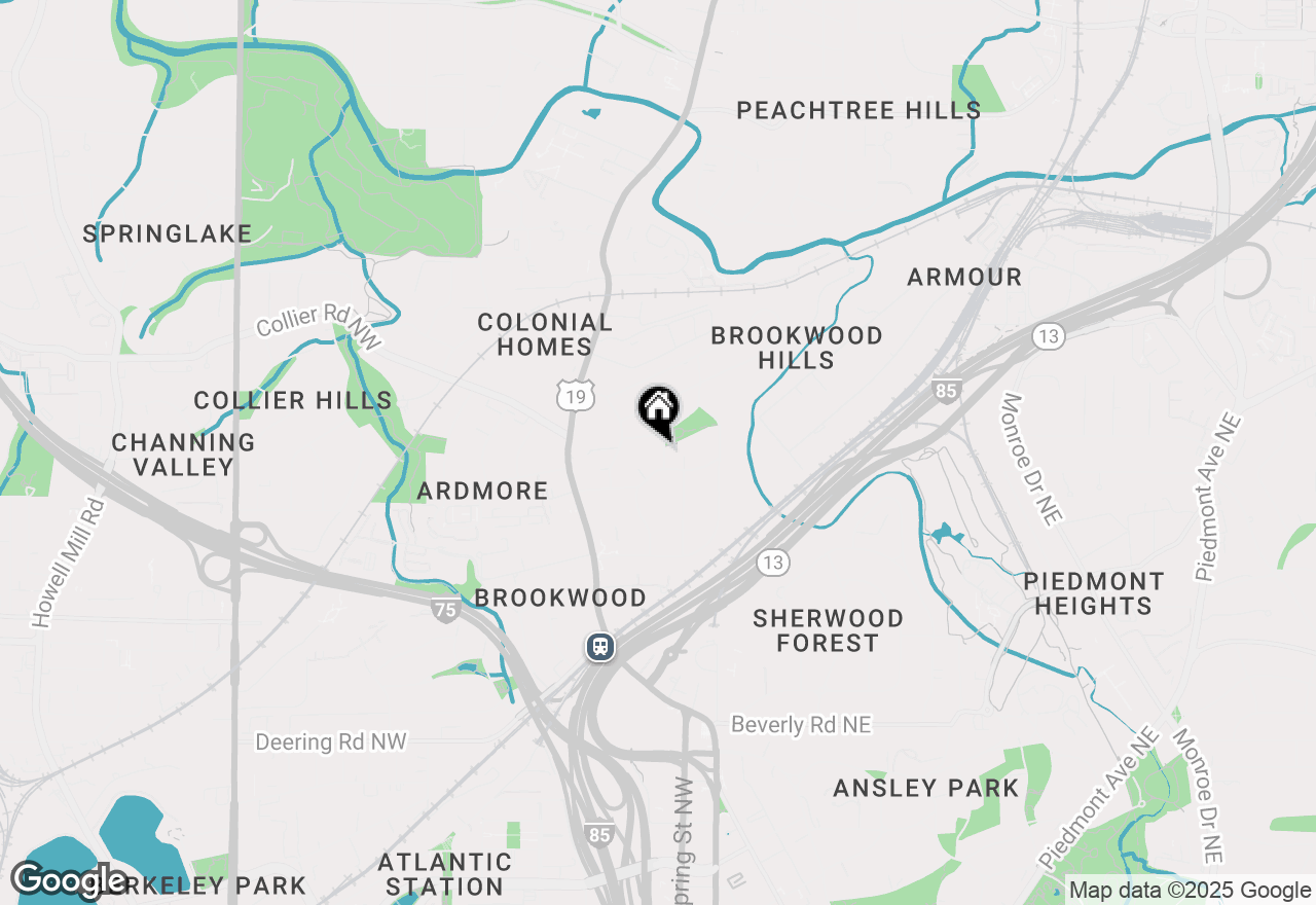 Map of 232 Parkdale Way Ne, Atlanta, GA 30309