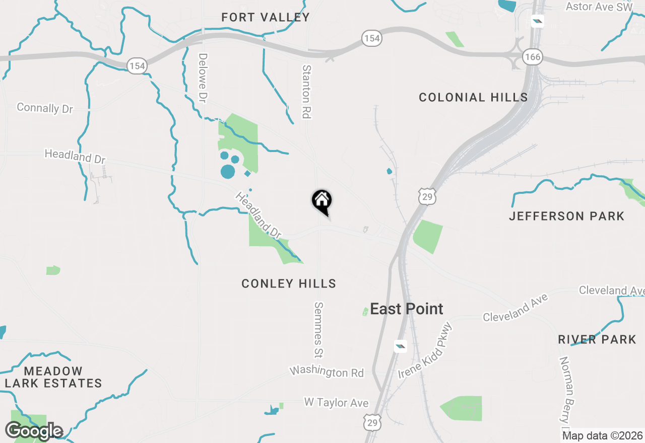 Map of 2526 Semmes Street, Atlanta, GA 30344