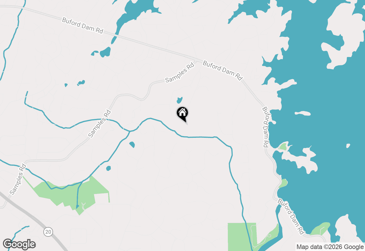Map of 2874 Roanoke Road, Cumming, GA 30041