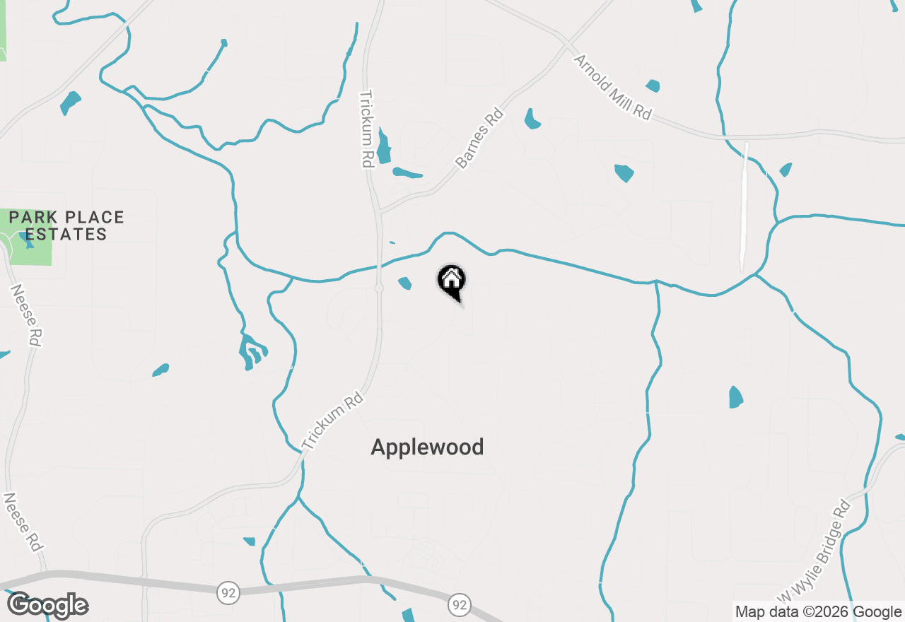 Map of 207 Persimmon Trail, Woodstock, GA 30188