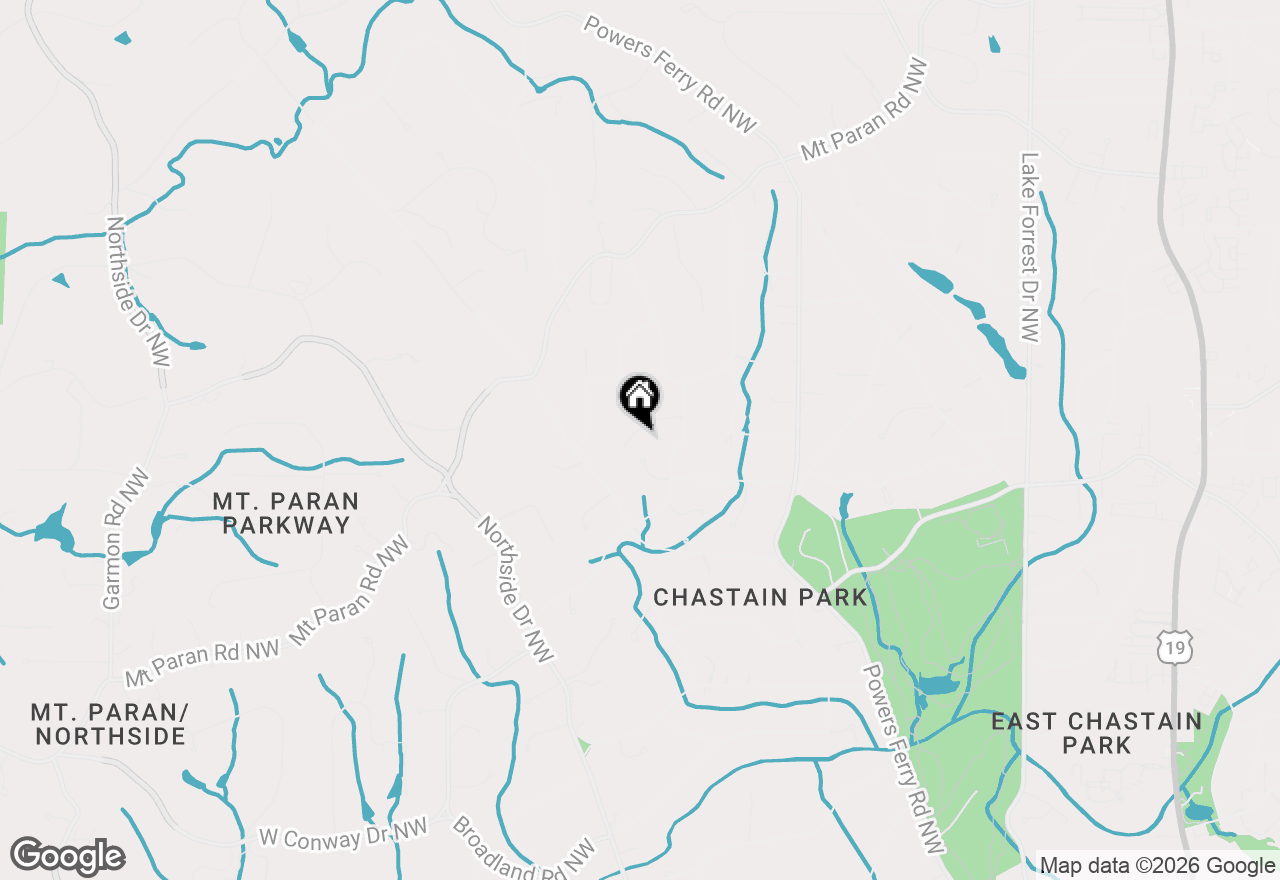 Map of 524 Bryn Mawr Lane Nw, Atlanta, GA 30327