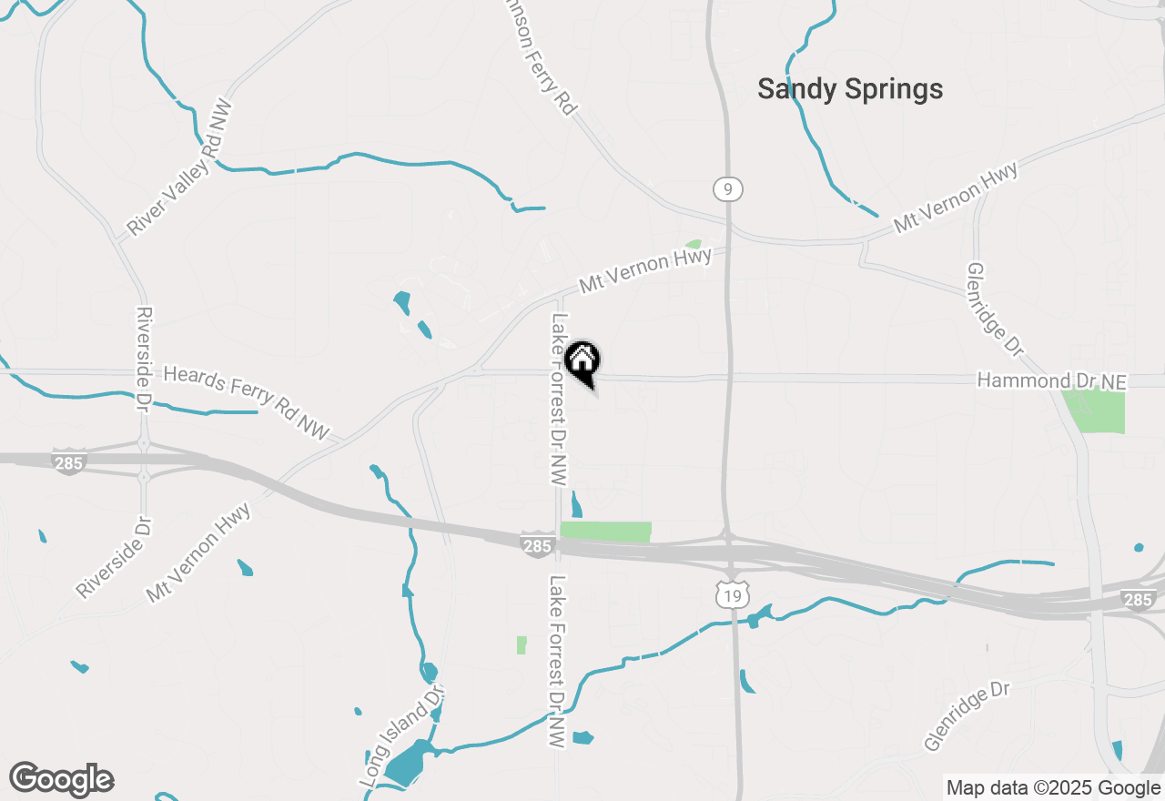 Map of 45 Forrest Place, Atlanta, GA 30328