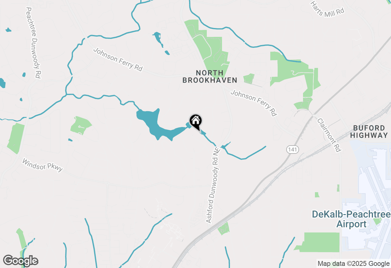 Map of 3290 Dunlop Court Ne, Atlanta, GA 30319