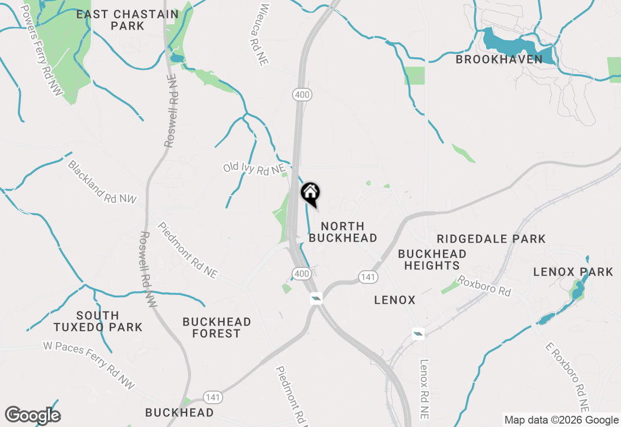 Map of 3626 N Stratford Road, Atlanta, GA 30342