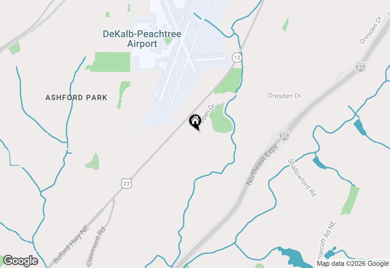 Map of 2154 Plaster Road Ne, Atlanta, GA 30345