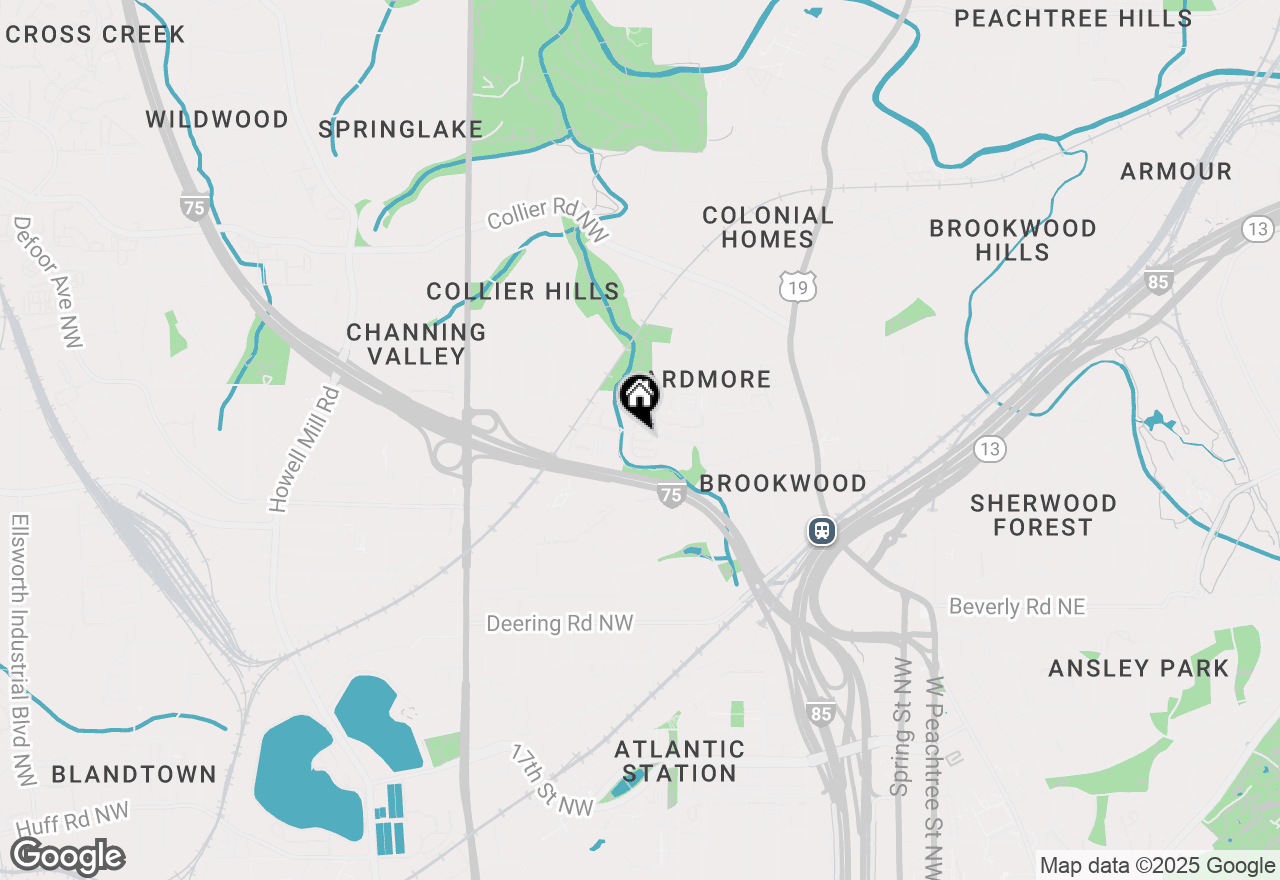 Map of 215 Semel Drive #455, Atlanta, GA 30309