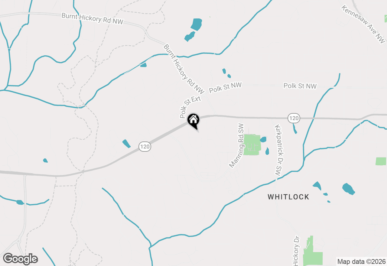 Map of 1040 Westover Court Sw, Marietta, GA 30064