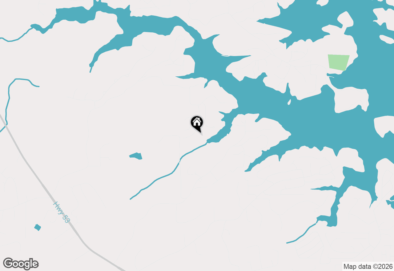 Map of 7435 Kingfisher Lane, Dawsonville, GA 30534