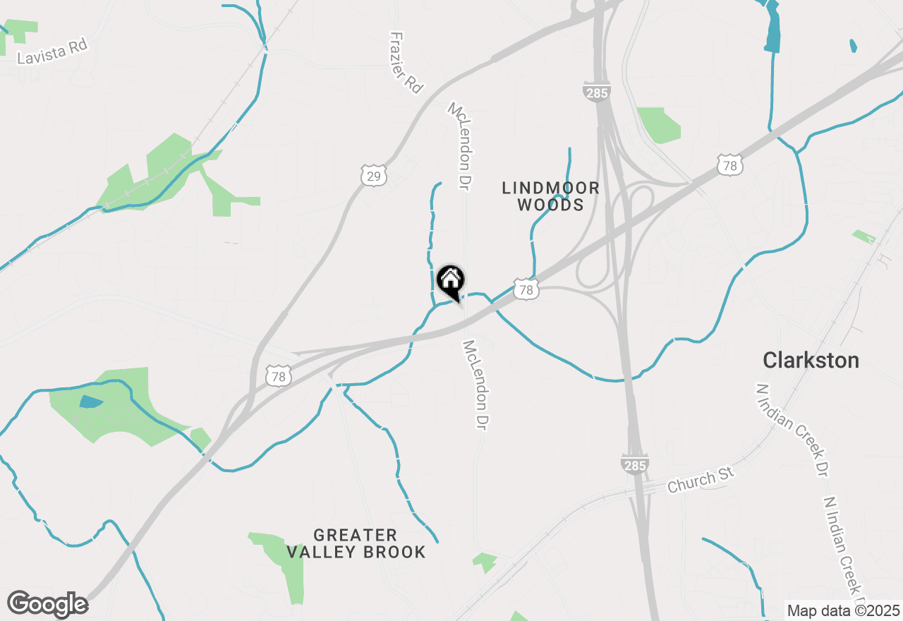Map of 3262 Emerald Brook Lane, Decatur, GA 30033