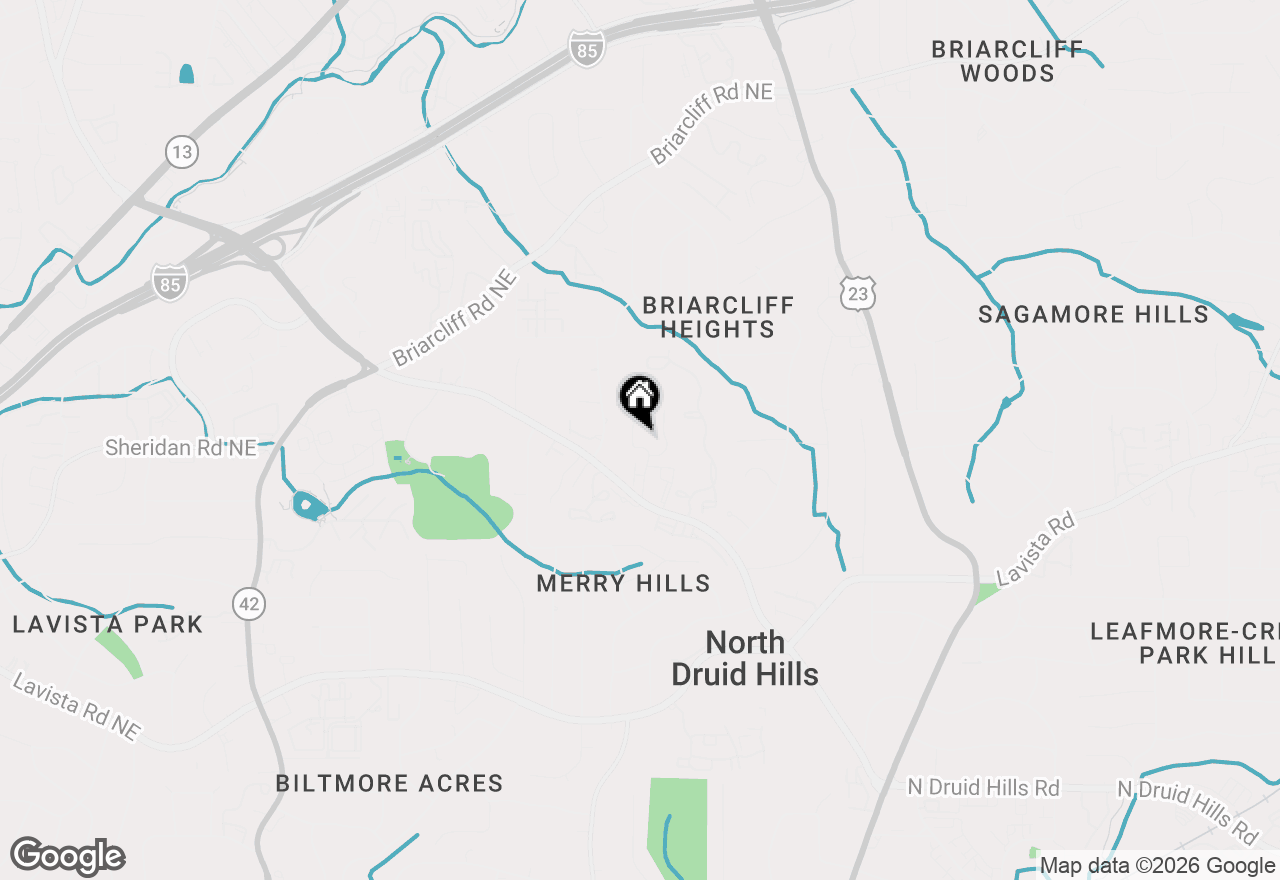 Map of 1509 High Haven Court, Atlanta, GA 30329