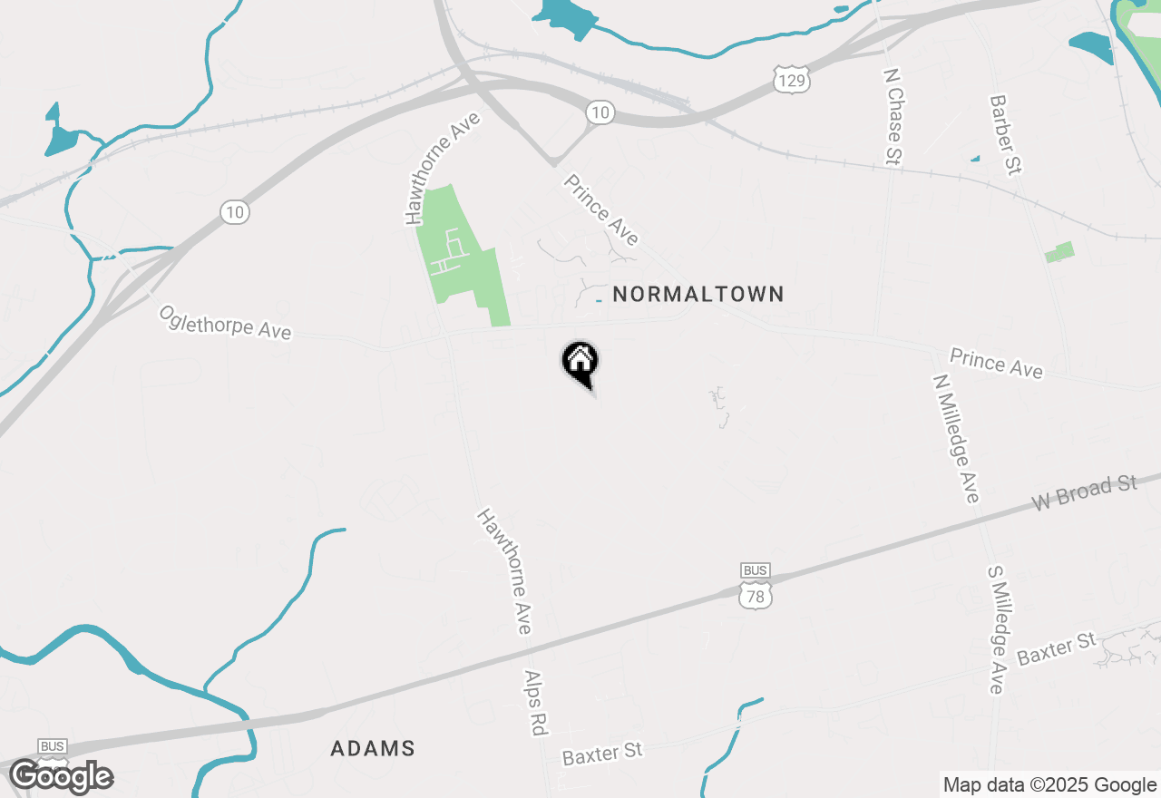 Map of 380 Best Drive, Athens, GA 30606