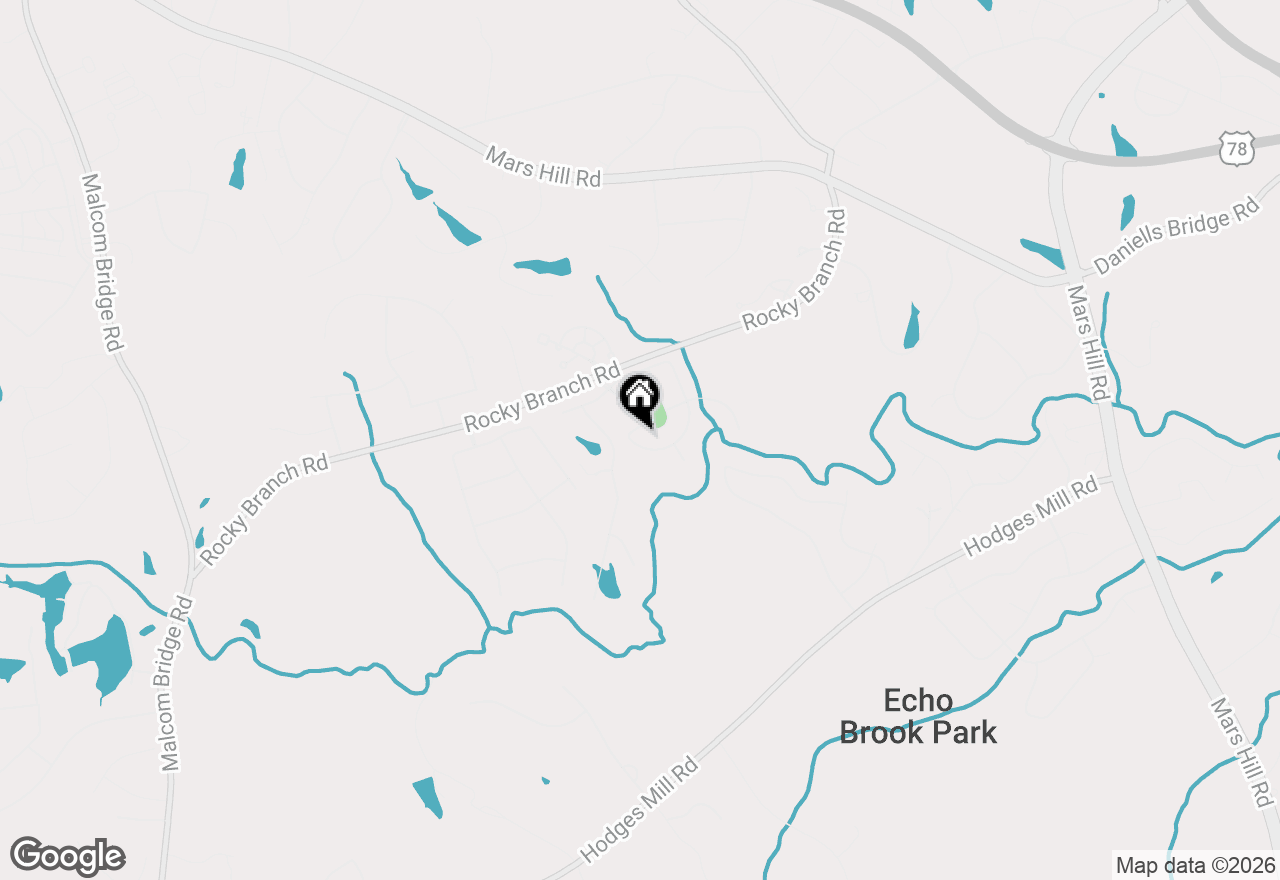 Map of 1021 Oxford Way, Watkinsville, GA 30677