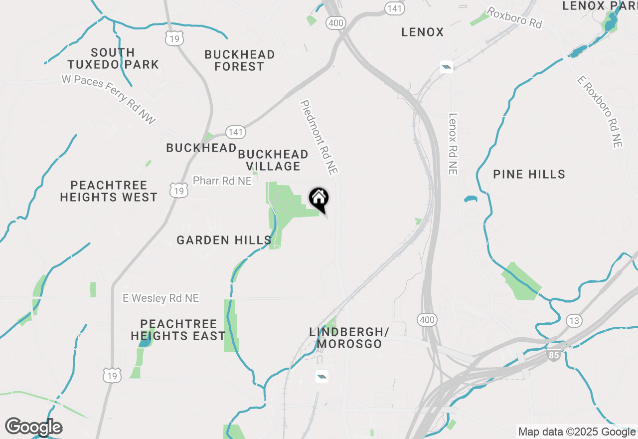 Map of 2908 N  Hills Drive Ne, Atlanta, GA 30305