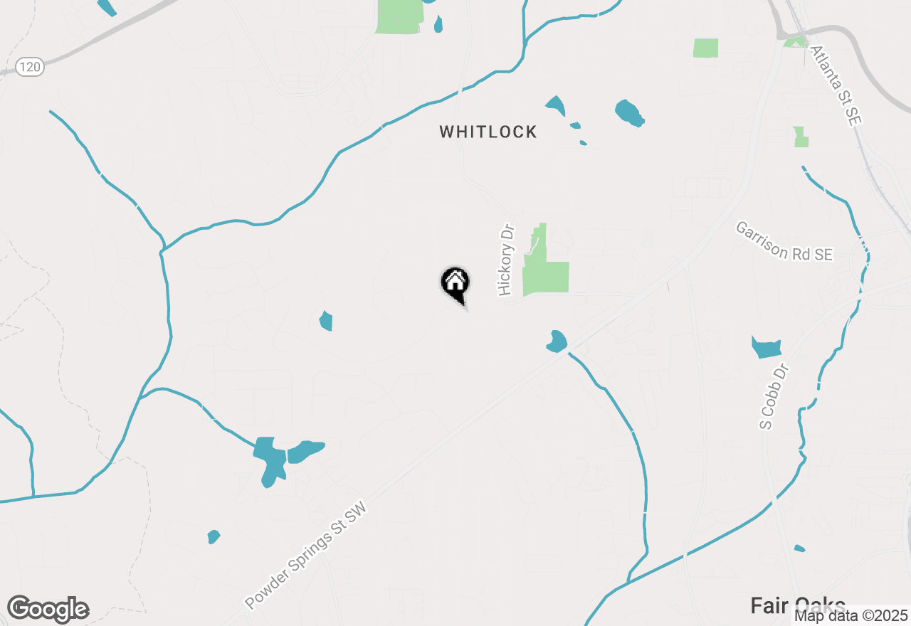 Map of 581 Chestnut Hill Road Sw, Marietta, GA 30064