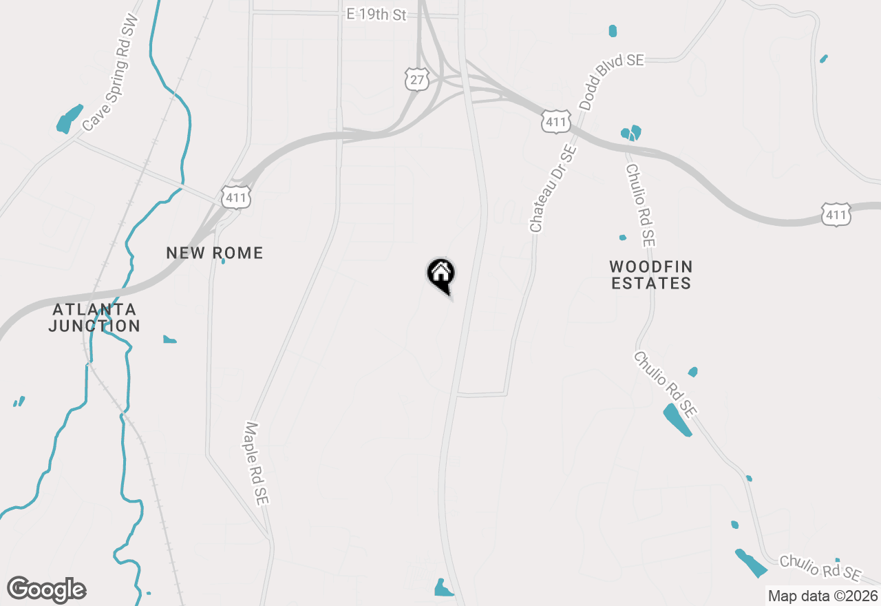 Map of 17 N Pheasant Run Se, Rome, GA 30161