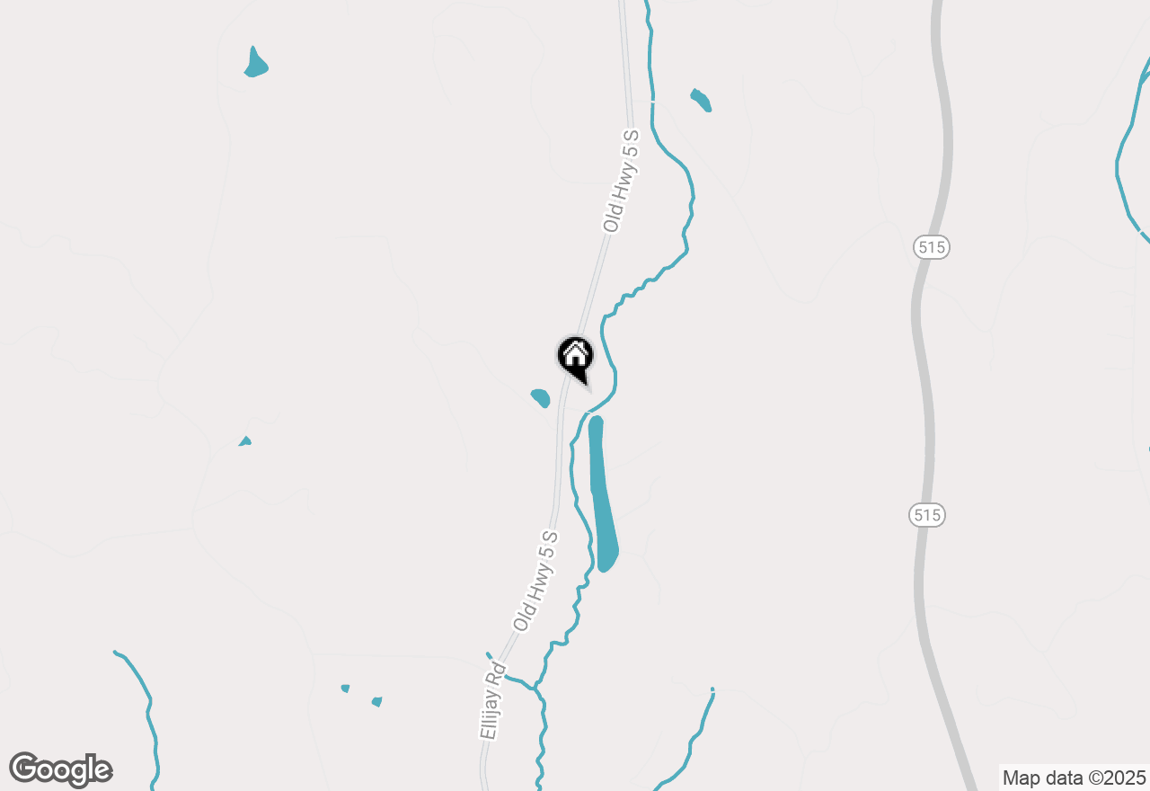 Map of 8091 S Old Hwy 5, Talking Rock, GA 30175