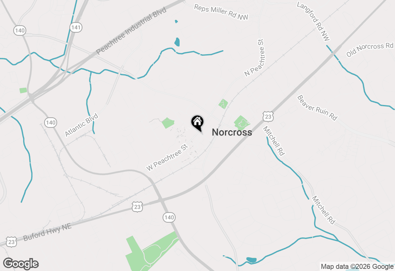 Map of 5820 Roma Way, Norcross, GA 30071