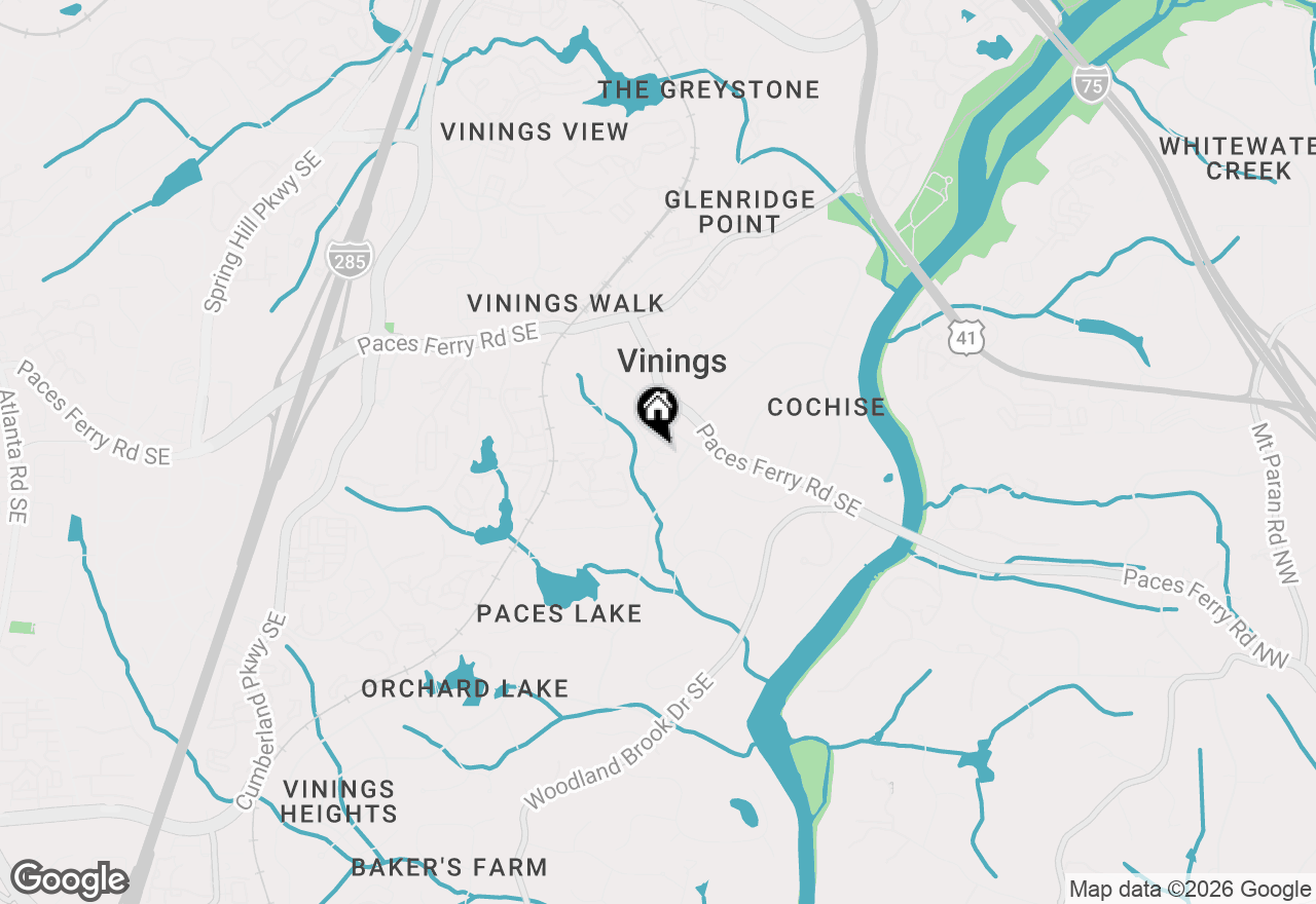 Map of 3044 Vinings Ridge Drive Se, Atlanta, GA 30339