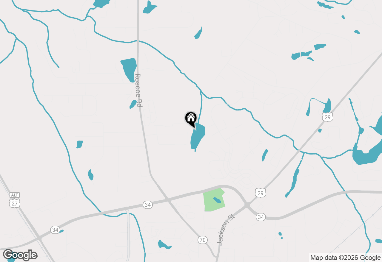 Map of 8 Canterbury Drive, Newnan, GA 30263