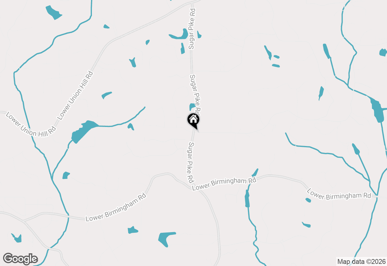 Map of 4317 Sugar Pike Road, Canton, GA 30115