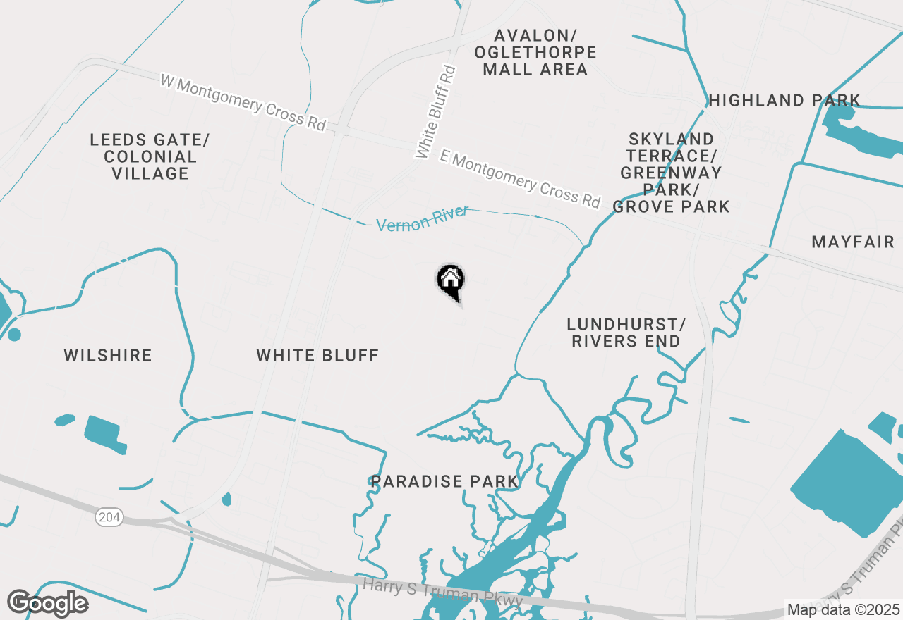 Map of 115 Lucian Circle, Savannah, GA 31406