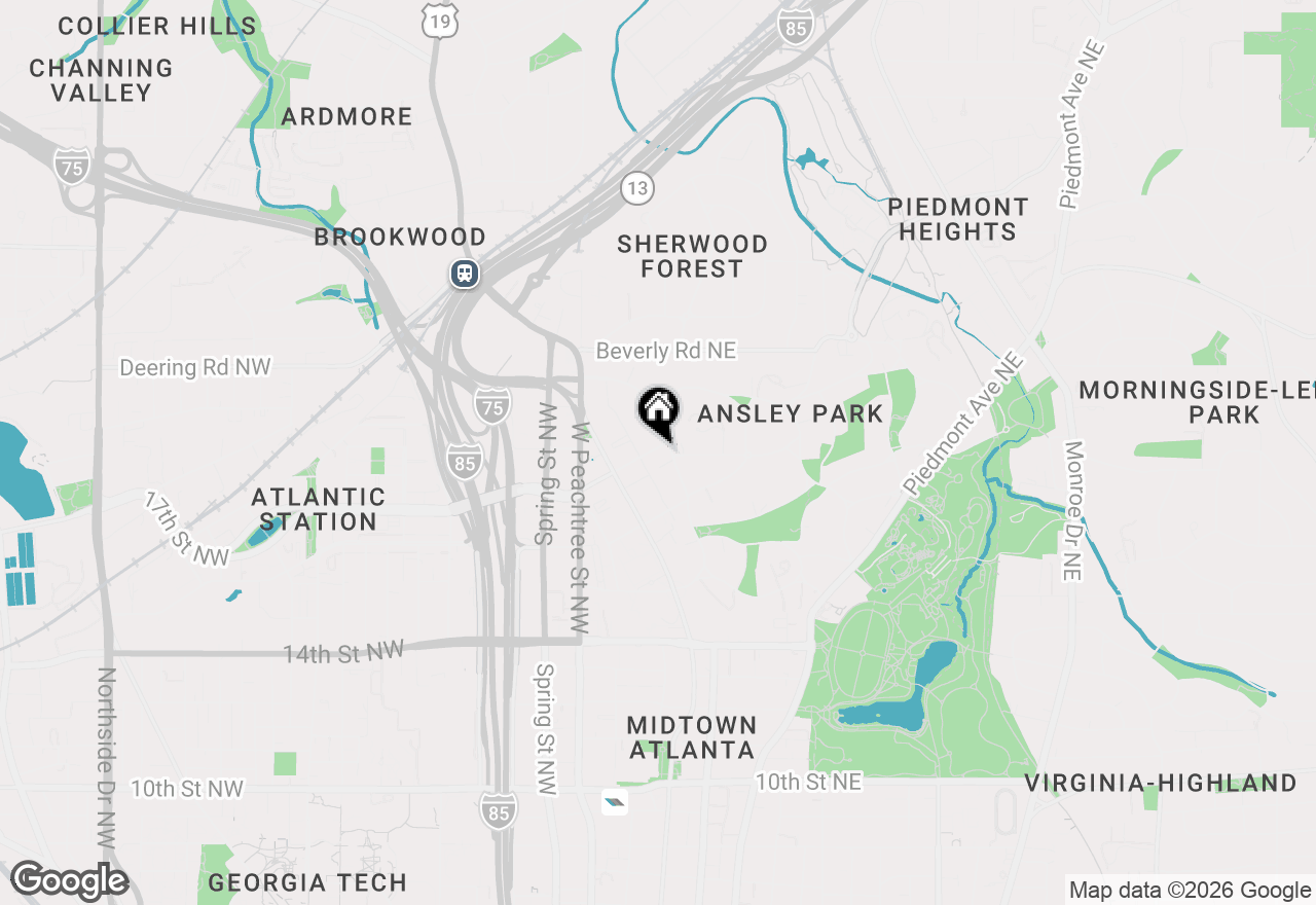 Map of 75 17th Street Ne #7, Atlanta, GA 30309