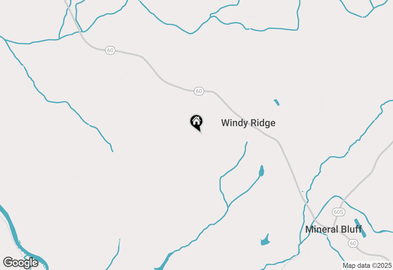 Map of 135 Valley Place, Mineral Bluff, GA 30559