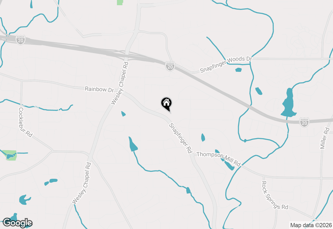 Map of 2686 Snapfinger Road, Decatur, GA 30034
